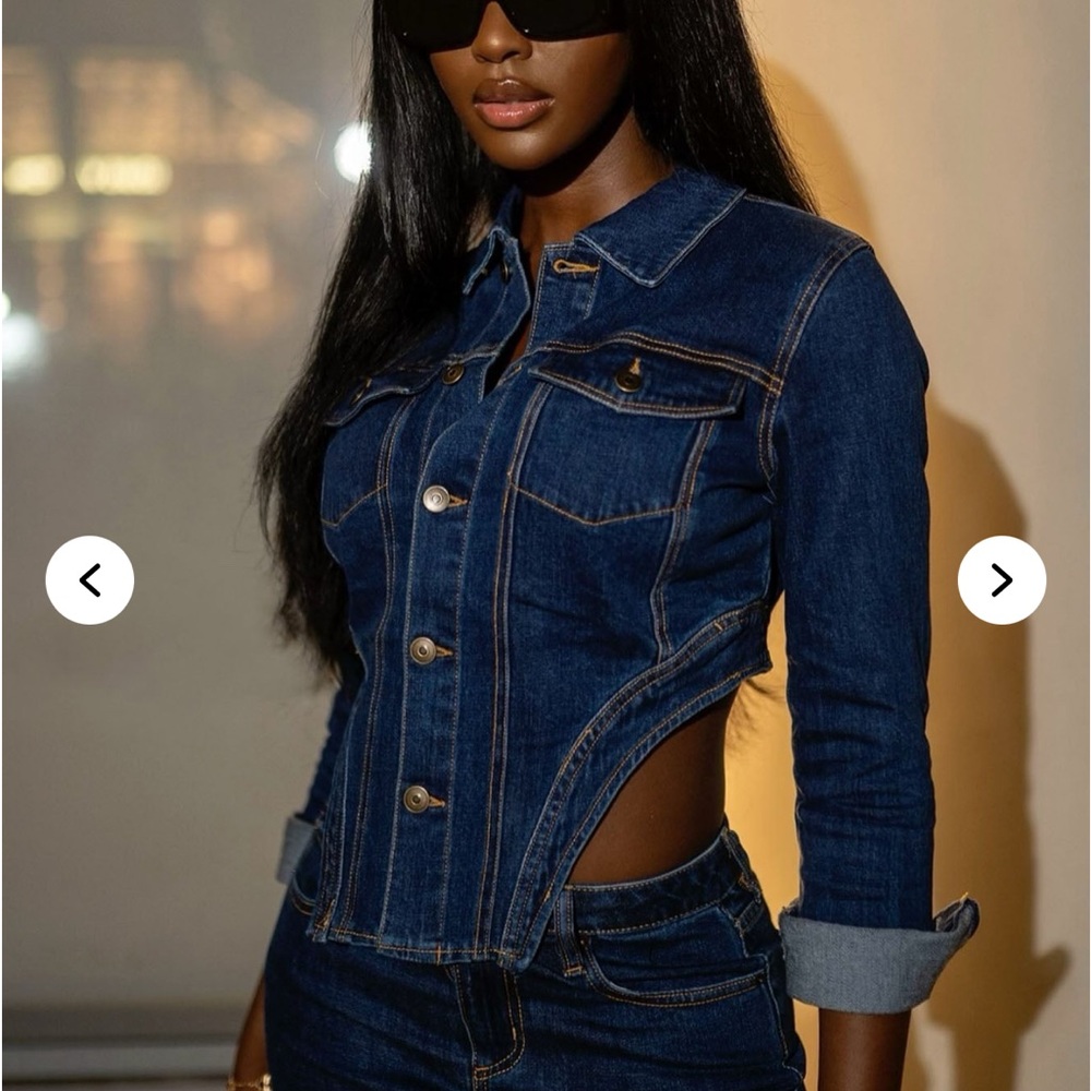 Women's Denim Jacket and skirt